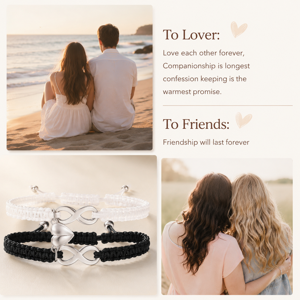 Für Immer Verbunden Partnerarmband Set